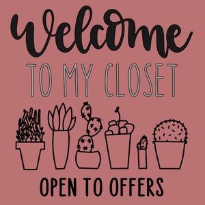 Welcome to my closet